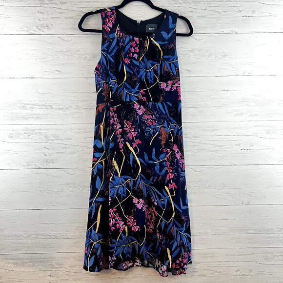 Maeve NWT Floral Sleeveless Fit and Flare Dress Size 8 - Picture 1 of 12